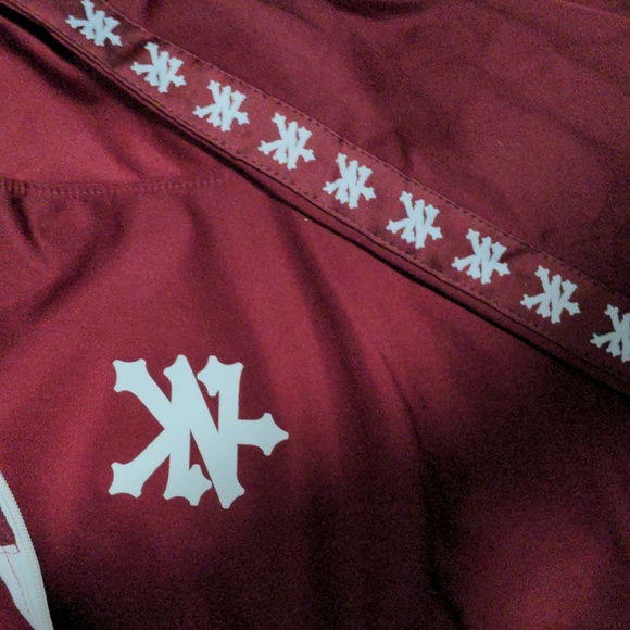 Zoo York Mens Size Medium Maroon Track Jacket - Picture 4 of 6